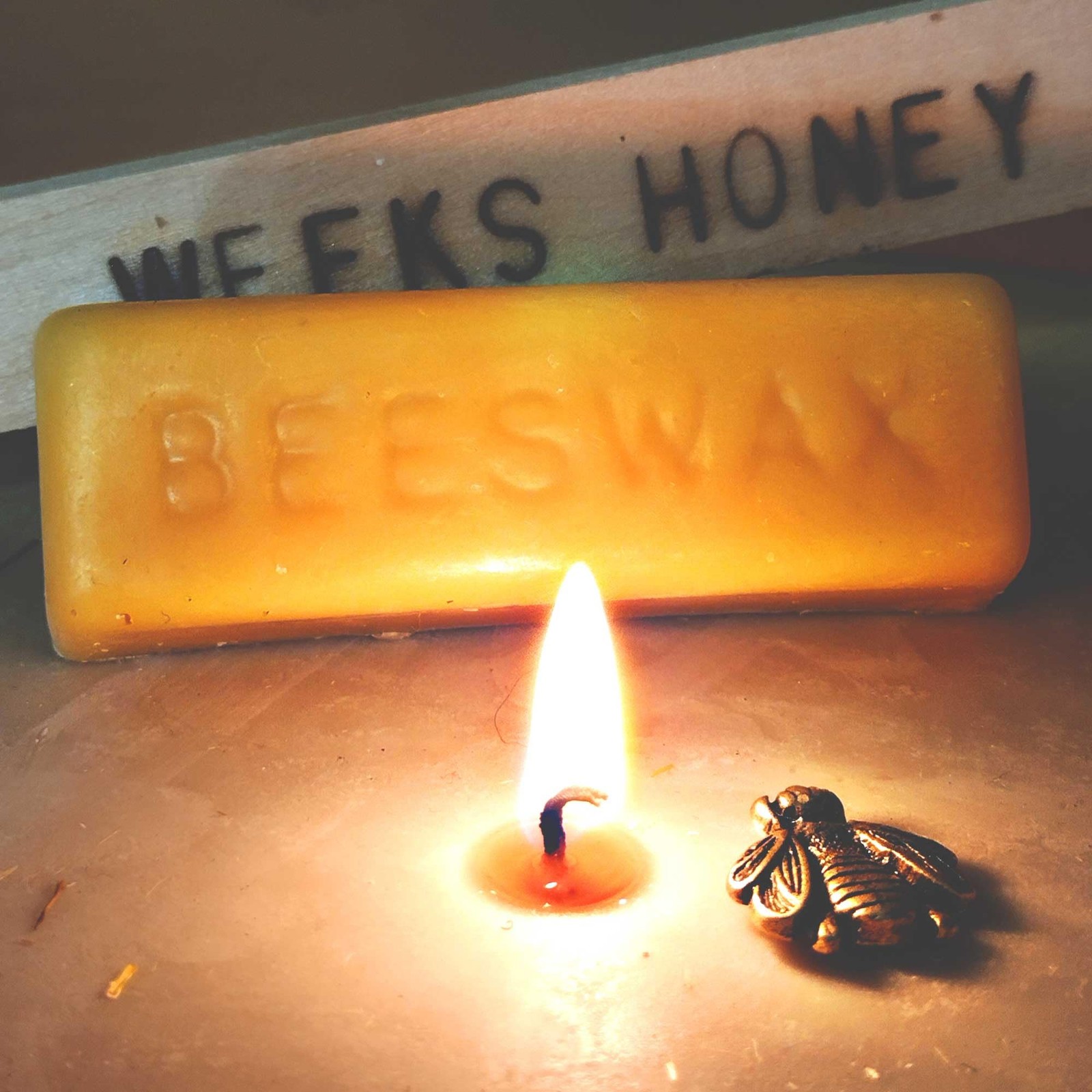 weeks honey farm All Natural Food Grade Beeswax is 3 Ounce (Pack of 1), Cream