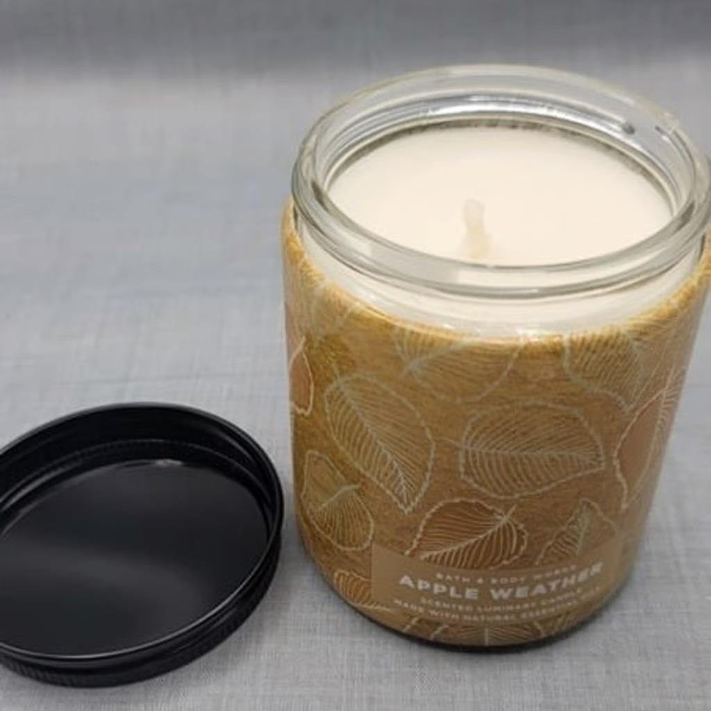 Bath & Body Works Apple Weather single wick scented candle – Net Wt. 7 Oz.