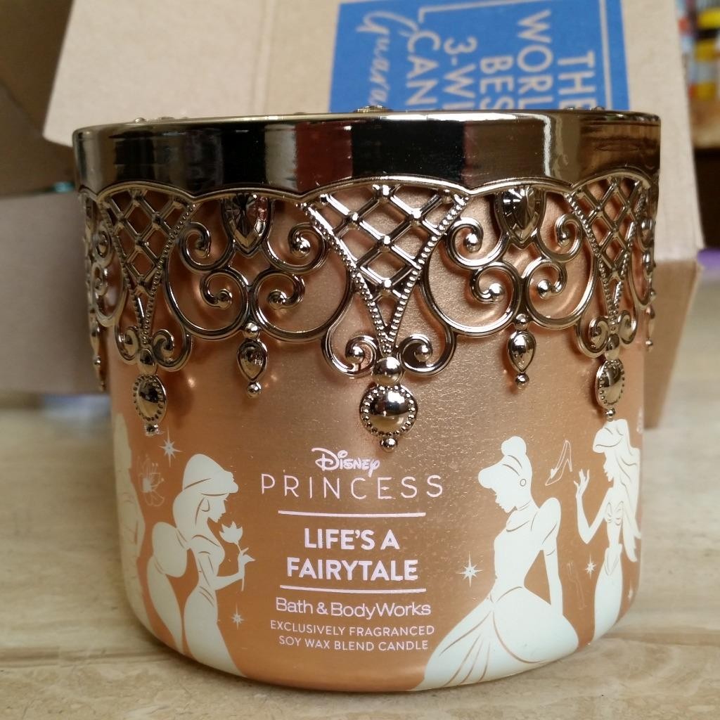 Bath & Body Works Disney Princess Life’s A Fairytale 3-Wick Candle LE Exclusive