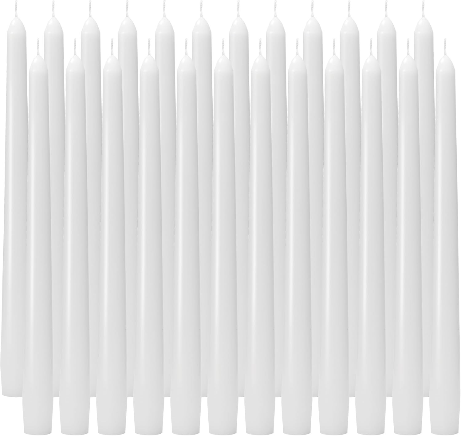 Pink Taper Candles 10-Inch – Pink Candlesticks 12 Pack Dripless Tapered Candle U