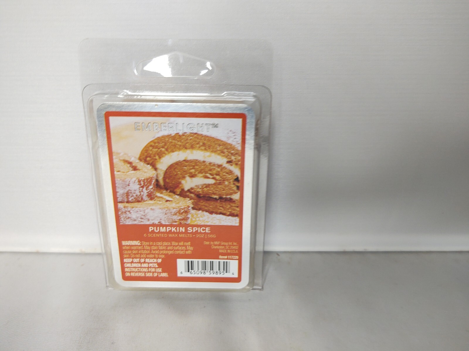 Pumpkin Spice Emberlight Scented Candle Wax Melts Autumn Fall Halloween Decor