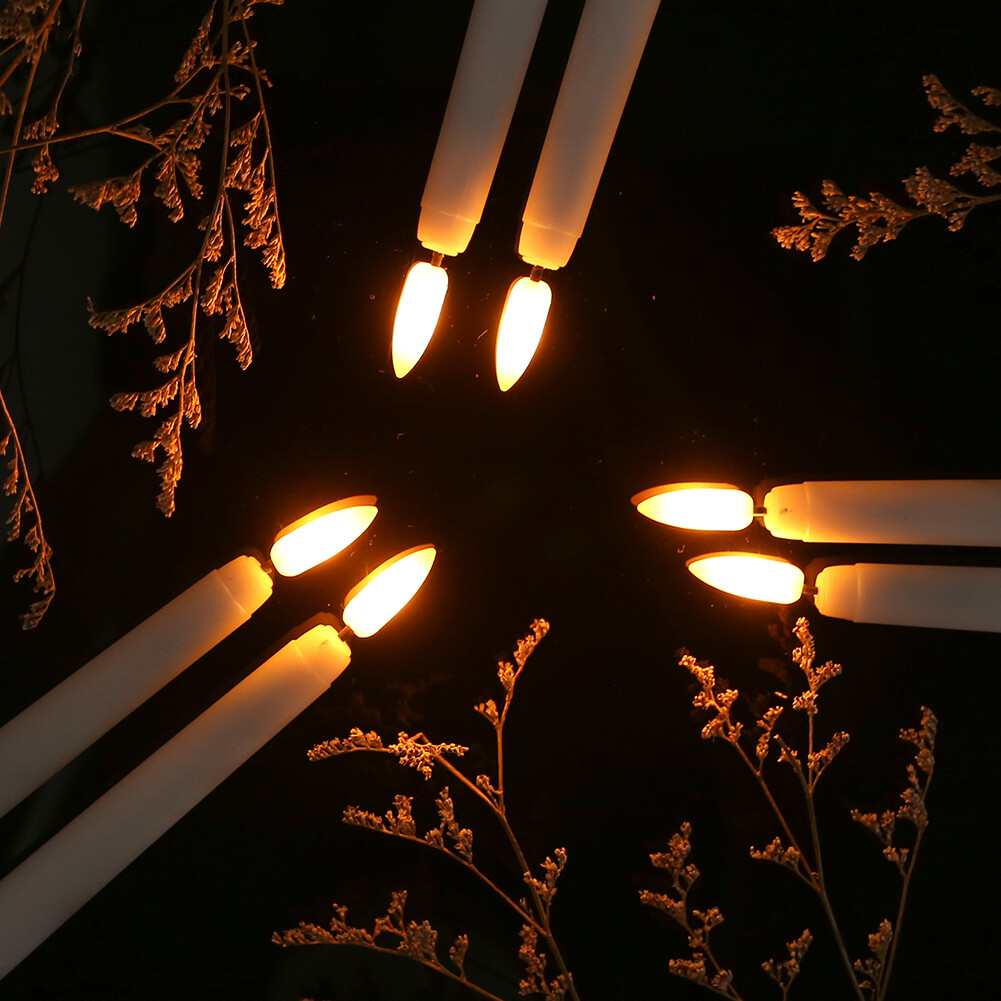 12Pack Flickering Flameless Taper Candles Light with Remote Control Timer Dimmer