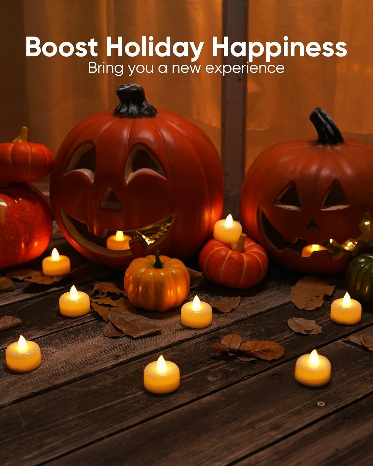 Flameless LED Tea Light Candles Battery Powered Multi Color 12 24 50 100 150