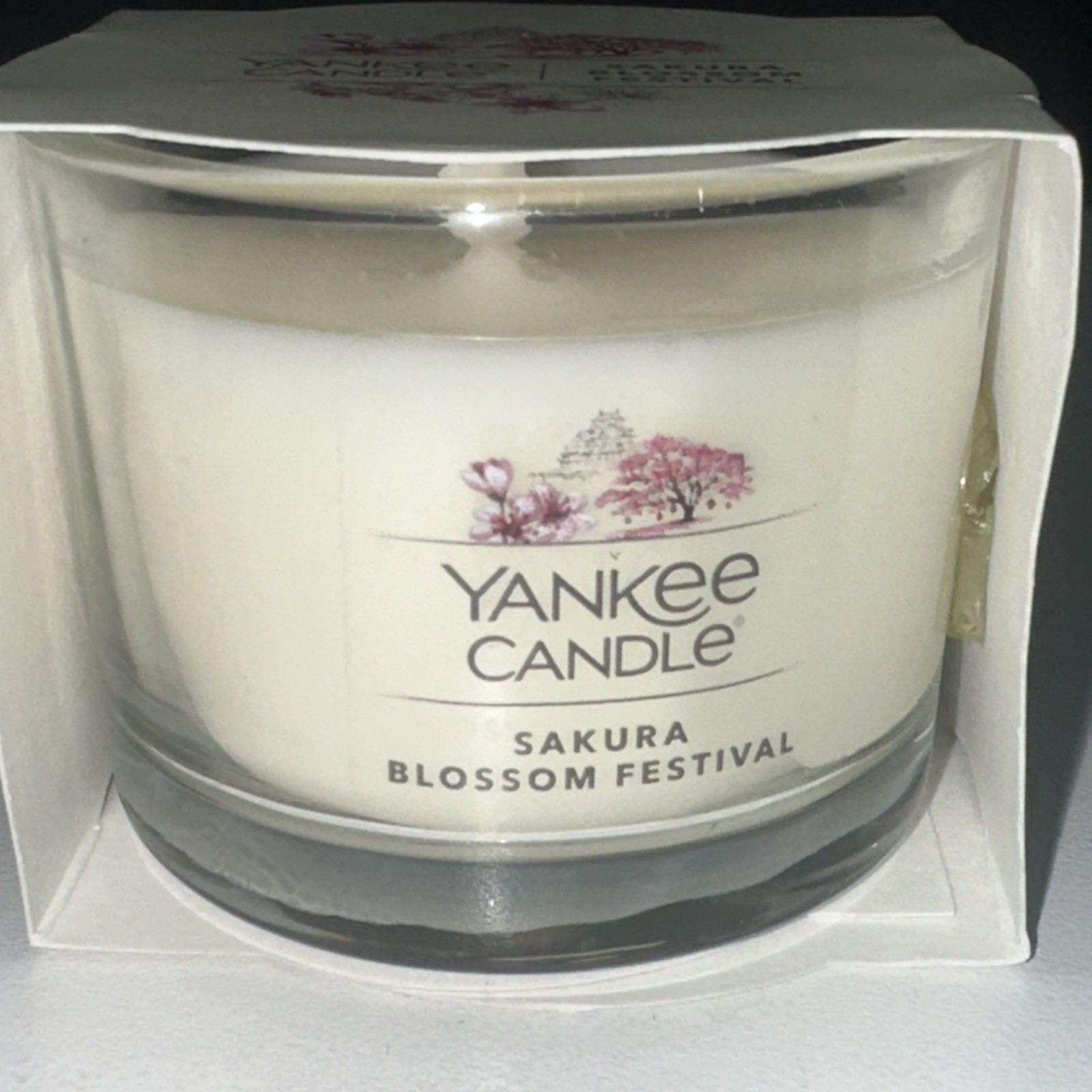 LOT OF 6-Yankee Candle SAKURA BLOSSOM FESTIVAL Mini Votives 1.3 oz. Each
