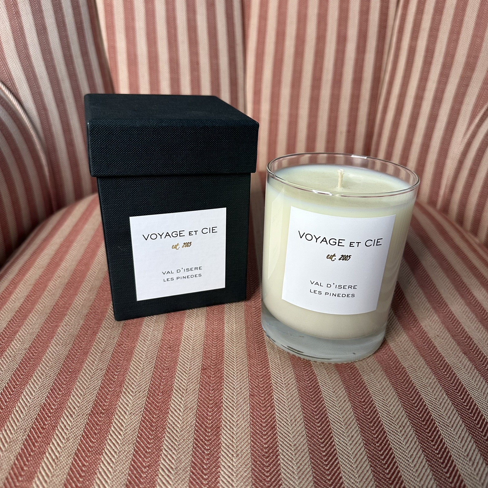 VOYAGE ET CIE Les Pinèdes Val d’Isère Holiday Candle