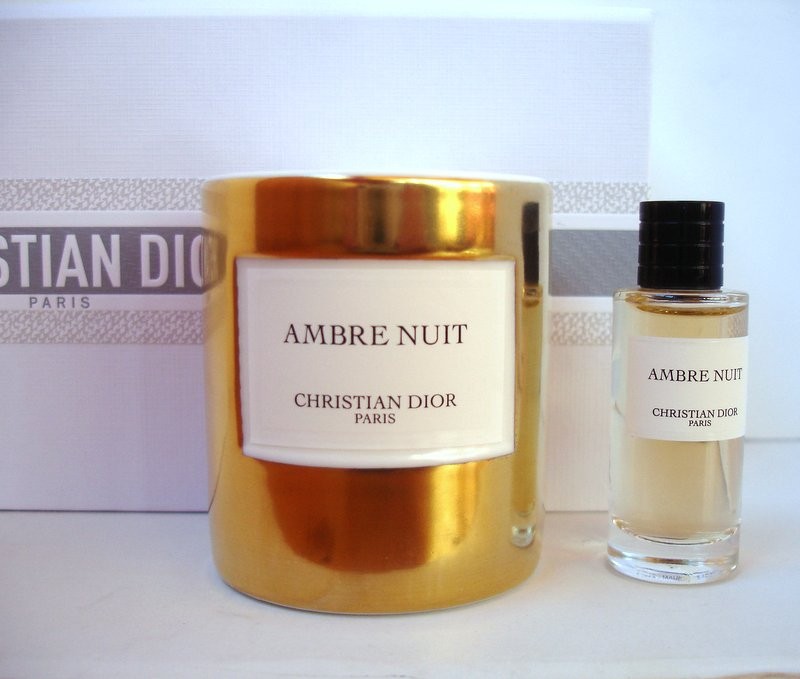 Christian Dior AMBRE NUIT Amber Perfume & Amber Nuit Candle Gift Box Limited Ed.