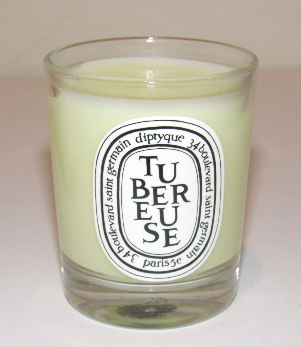 Diptyque TUBEREUSE Scented Candle 2.4 Oz 70 g Small Size Votive NWOB Tuberose
