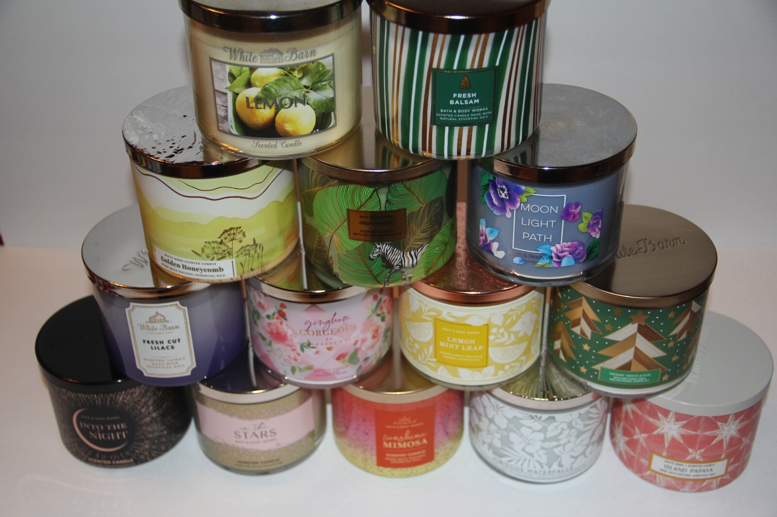(K-P) – NEW Bath & Body Works 3 Wick Candle 14.5 oz Large – YOU CHOOSE! (K-P)