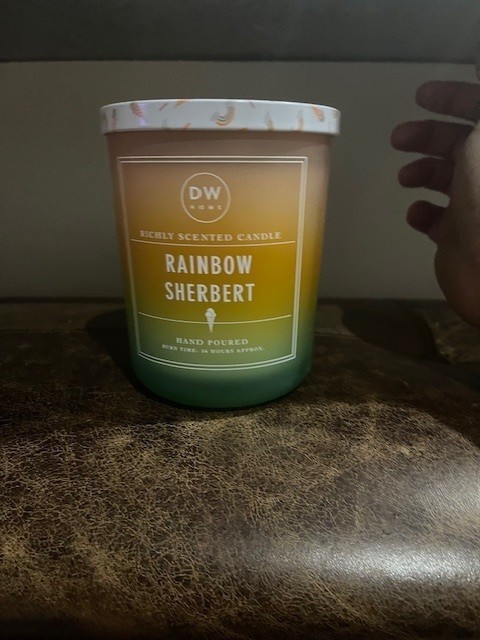 DW Home Candle Rainbow Sherbert Large Jar