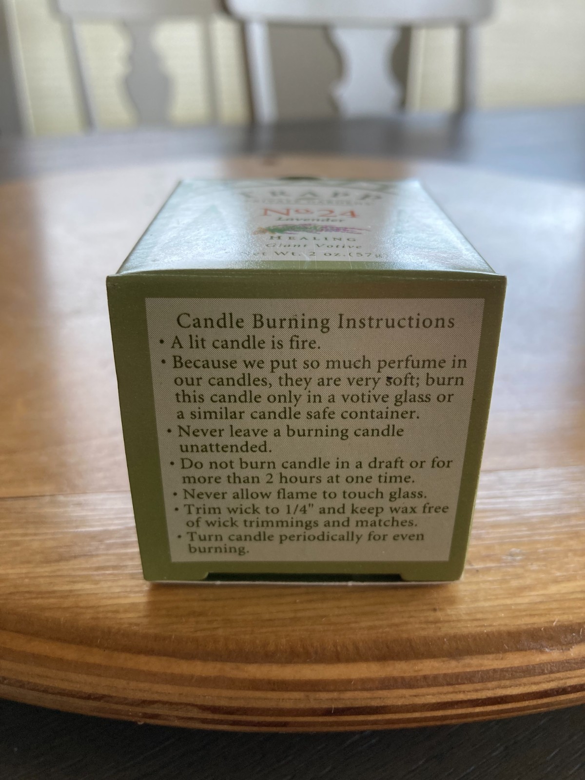 TRAPP Prívate Gardens No. 24 Lavender 2 Oz Votive Candle – New