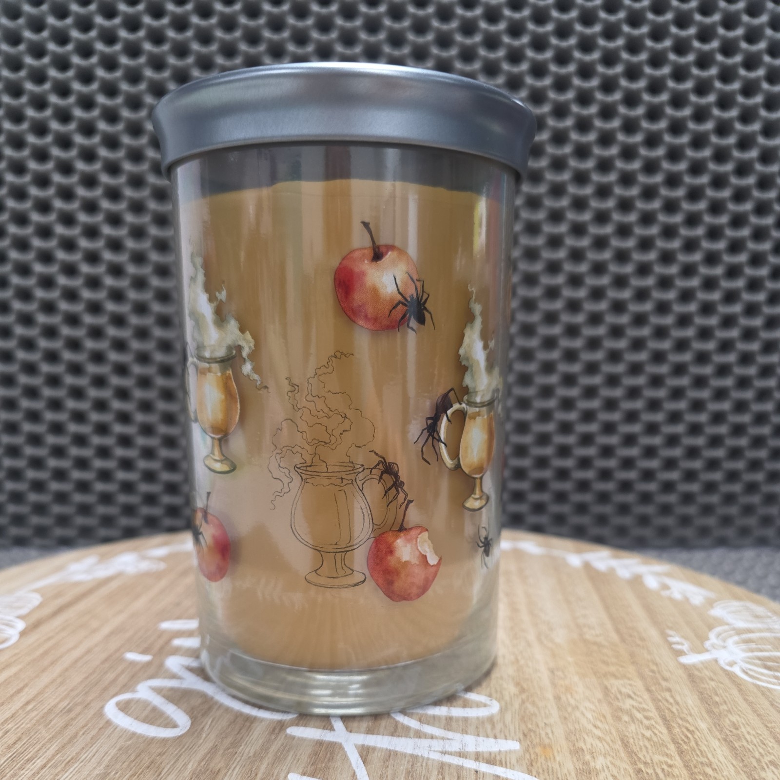 Yankee Candle SPOOKY SPIDER CIDER 20 oz Two Wick Large Tumbler Candle NEW