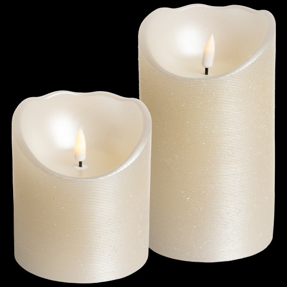 LightScapes 2-Piece Flameless LED Candle Set 6″ & 4″ Set
