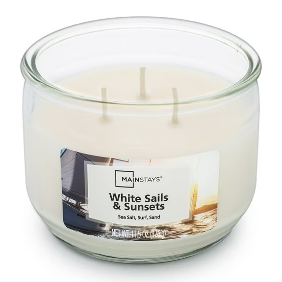(2 Pack) 3-Wick Scented Candle, 11.5 oz Glass Jar Free Shipping in 2 Days..