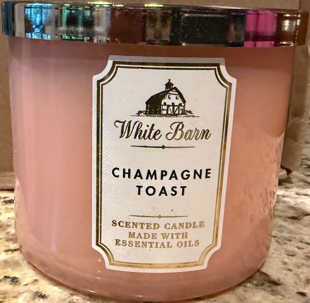 Champagne toast Candle