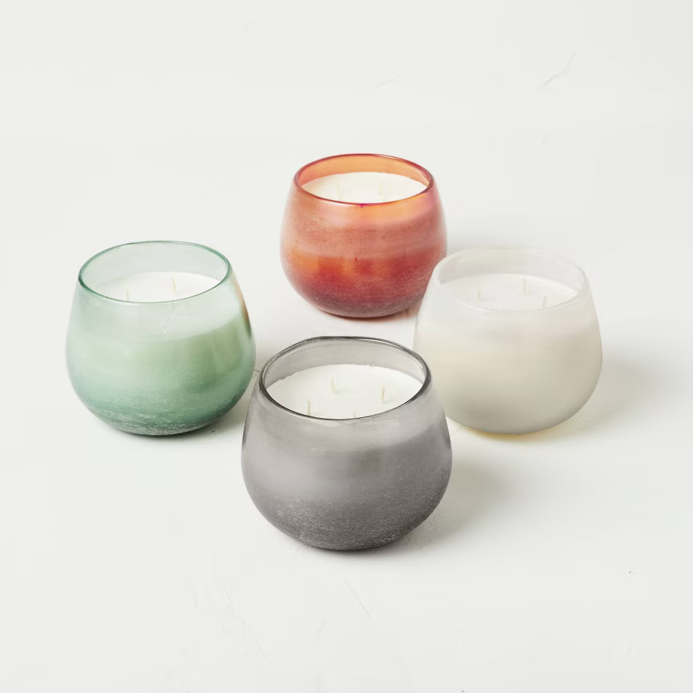 4-Wick Serenity Fashion Salted Glass Wellness Jar Candle – Casaluna