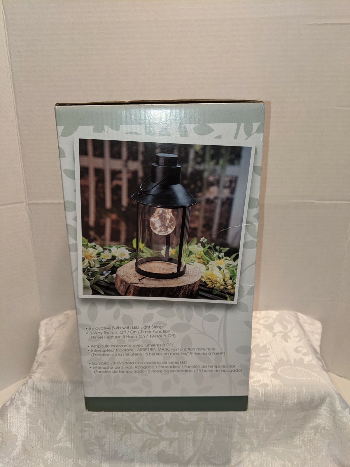 Everlasting Glow Indoor Outdoor Candle Lantern Flameless Led with Timer