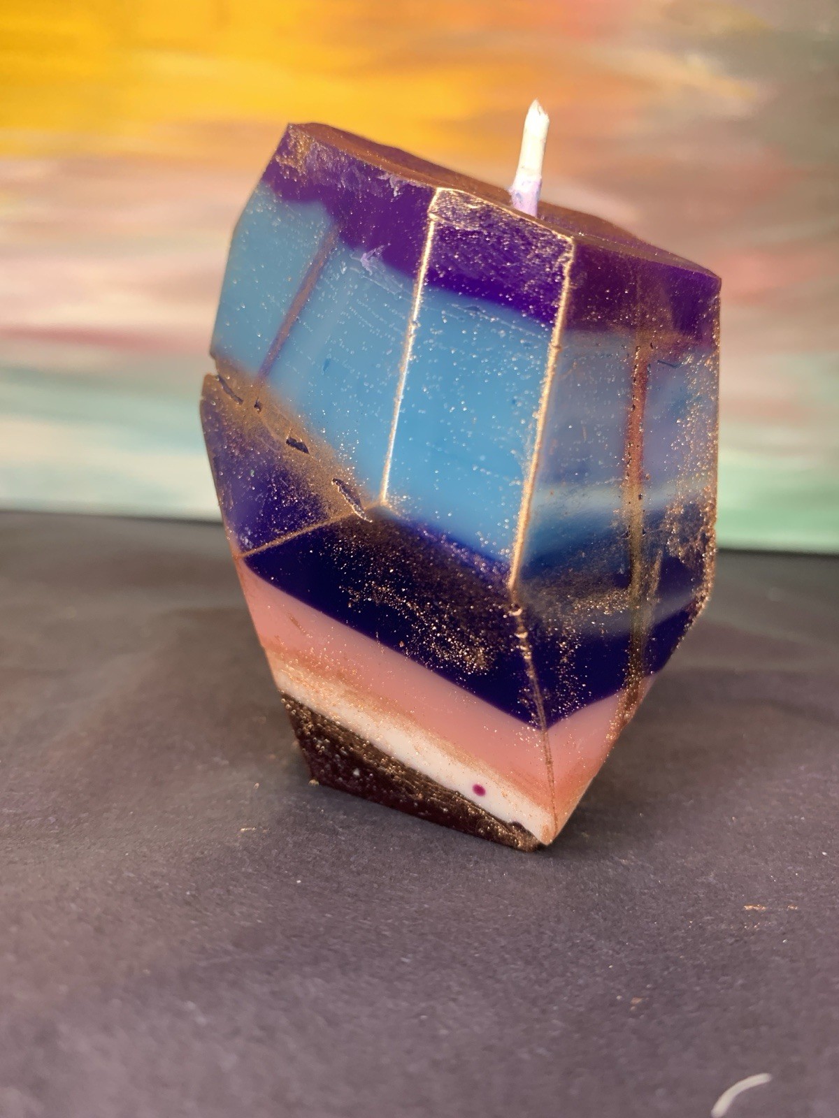Burning Gem Candles: 3 Pack Of Crystal Candles For Home Decor, Limited Edition