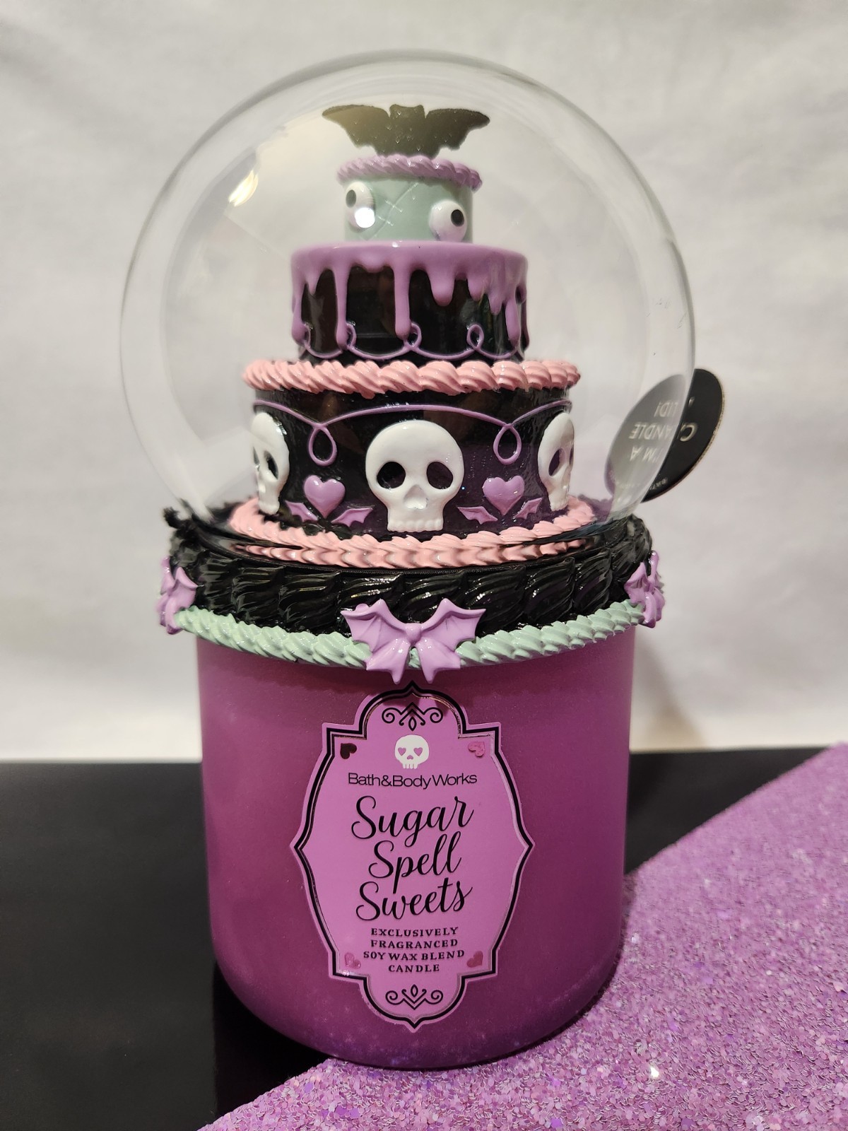 Bath & Body Works SUMMERWEEN🦇SUGAR SPELL SWEETS 3-Wick Candle + BONUS Mini Tote