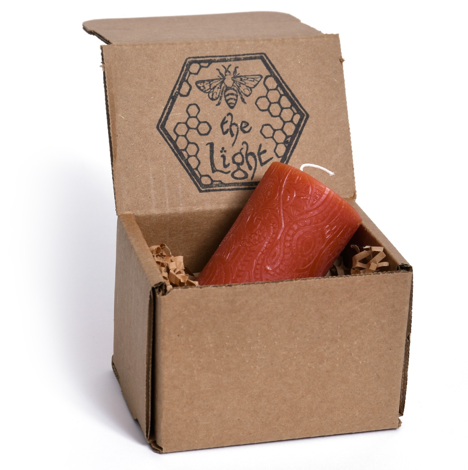 100% Pure Beeswax Pillar Candle, Unscented, Choose Your Color & Size BeeTheLight