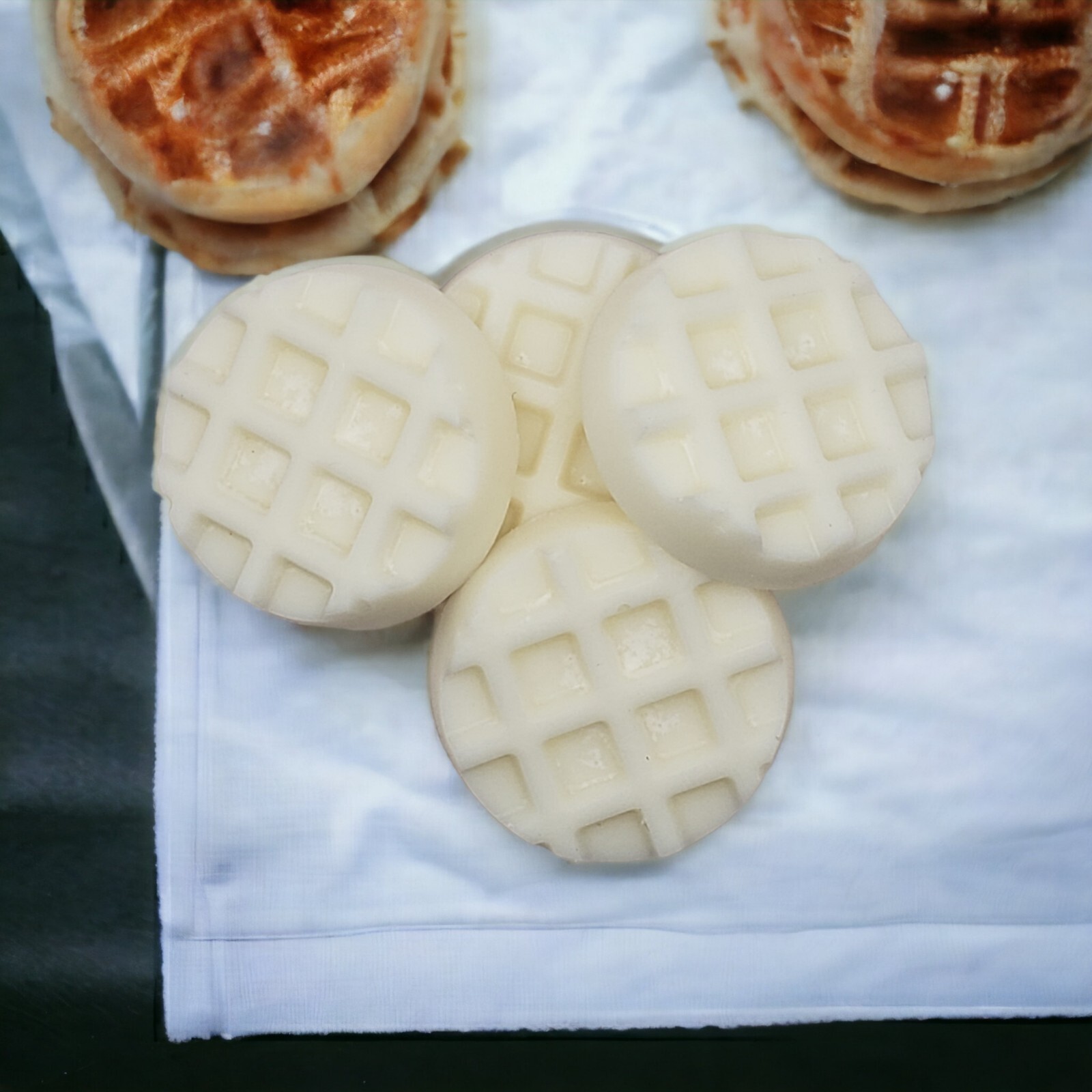 Caramel Popcorn Soy Wax Melts 3oz | Food Wax Melts | Waffle Shaped