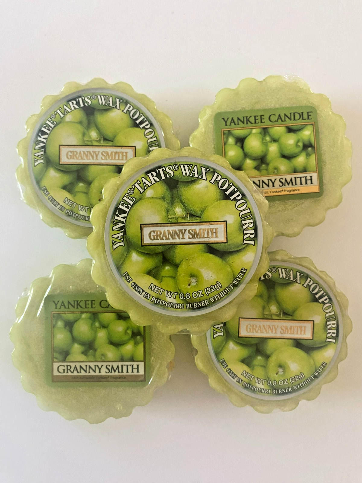 YANKEE CANDLE GRANNY SMITH TARTS LOT OF 5 SEALED FREE SHIP