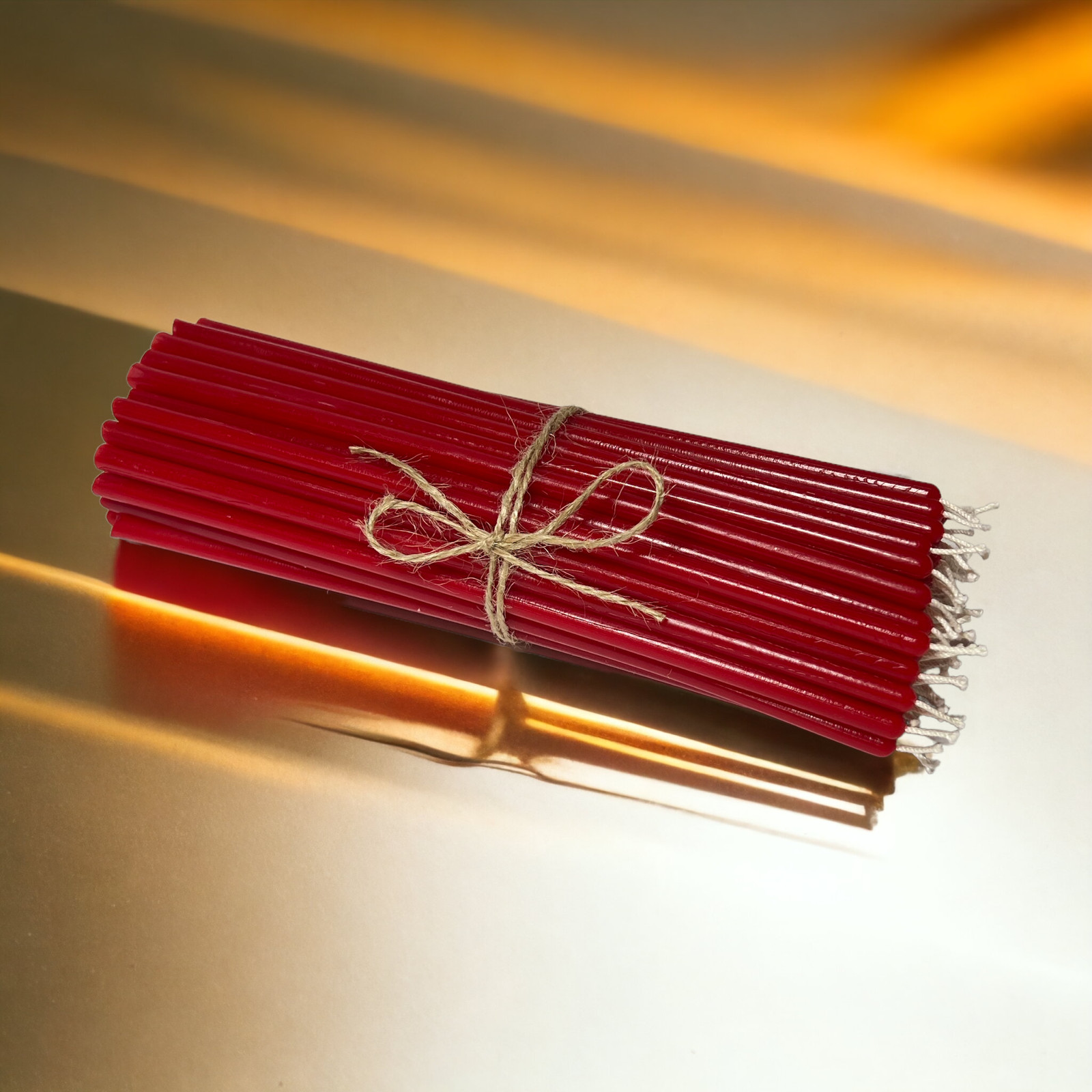 100% Beeswax Thin Taper Ritual Candles – 7.5″ x 0.2″, Multi-Color Options