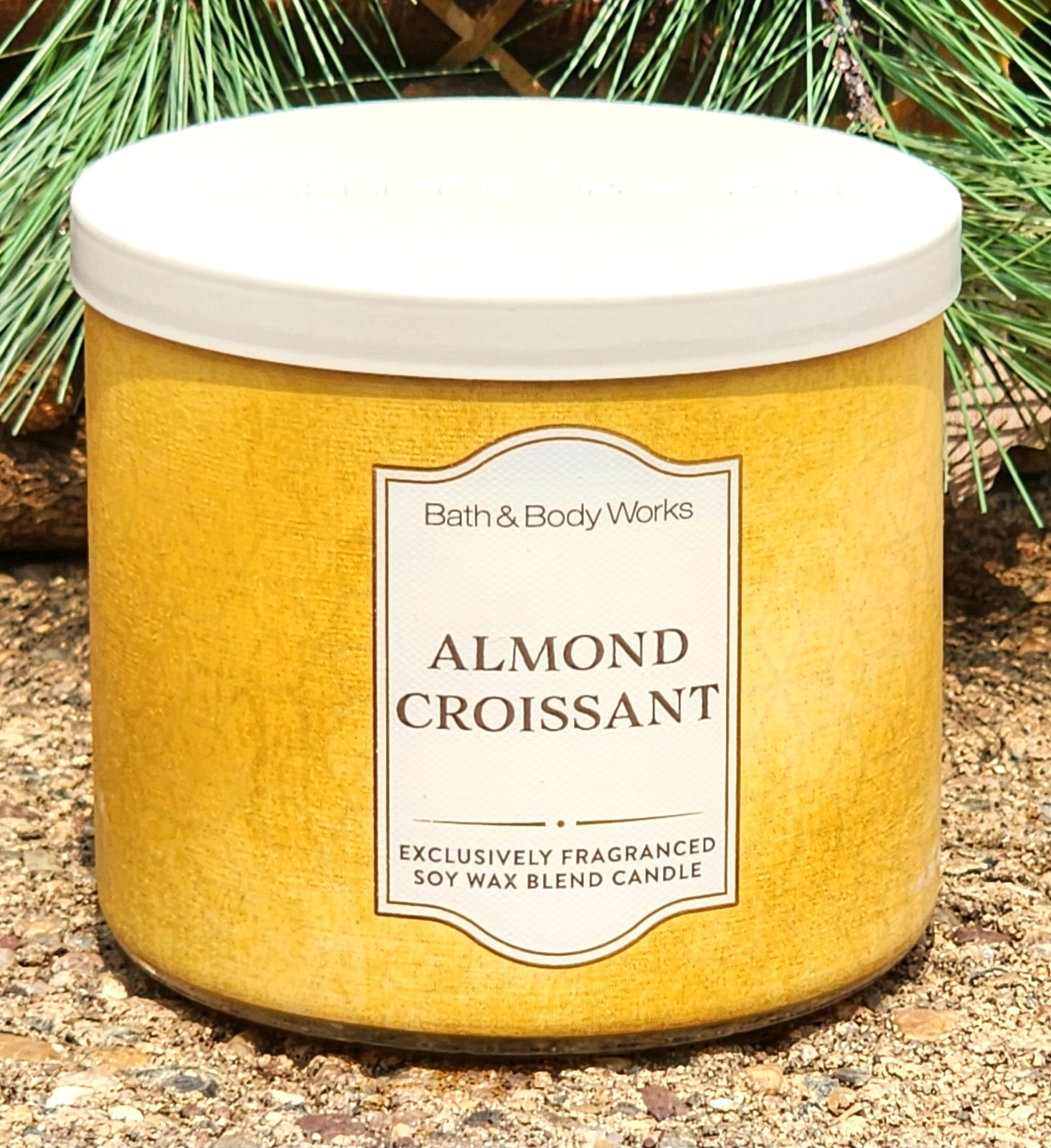 2026🍂FALL~🍁🥐🍂ALMOND CROISSANT~3 WICK CANDLE~Bath & Body Works~SHIP FREE!