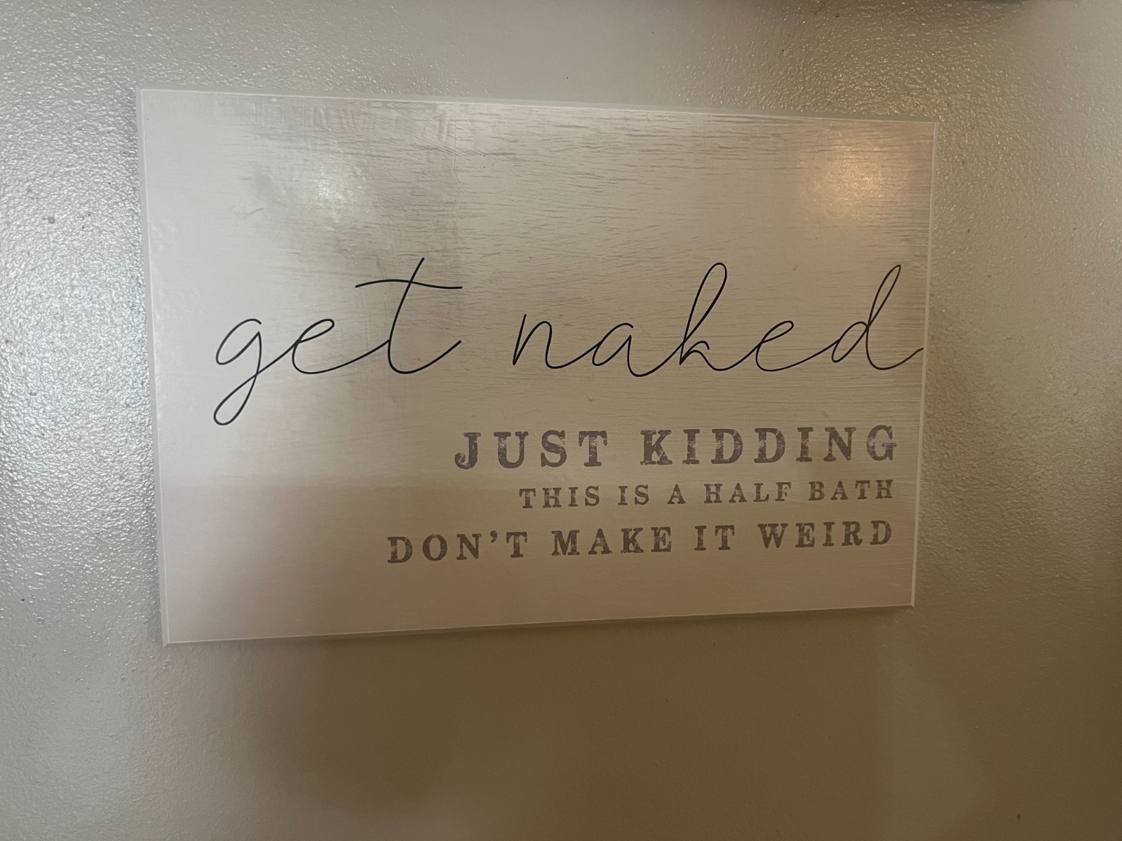 Bathroom Decor | Witty Wall Art | Wall Hangings