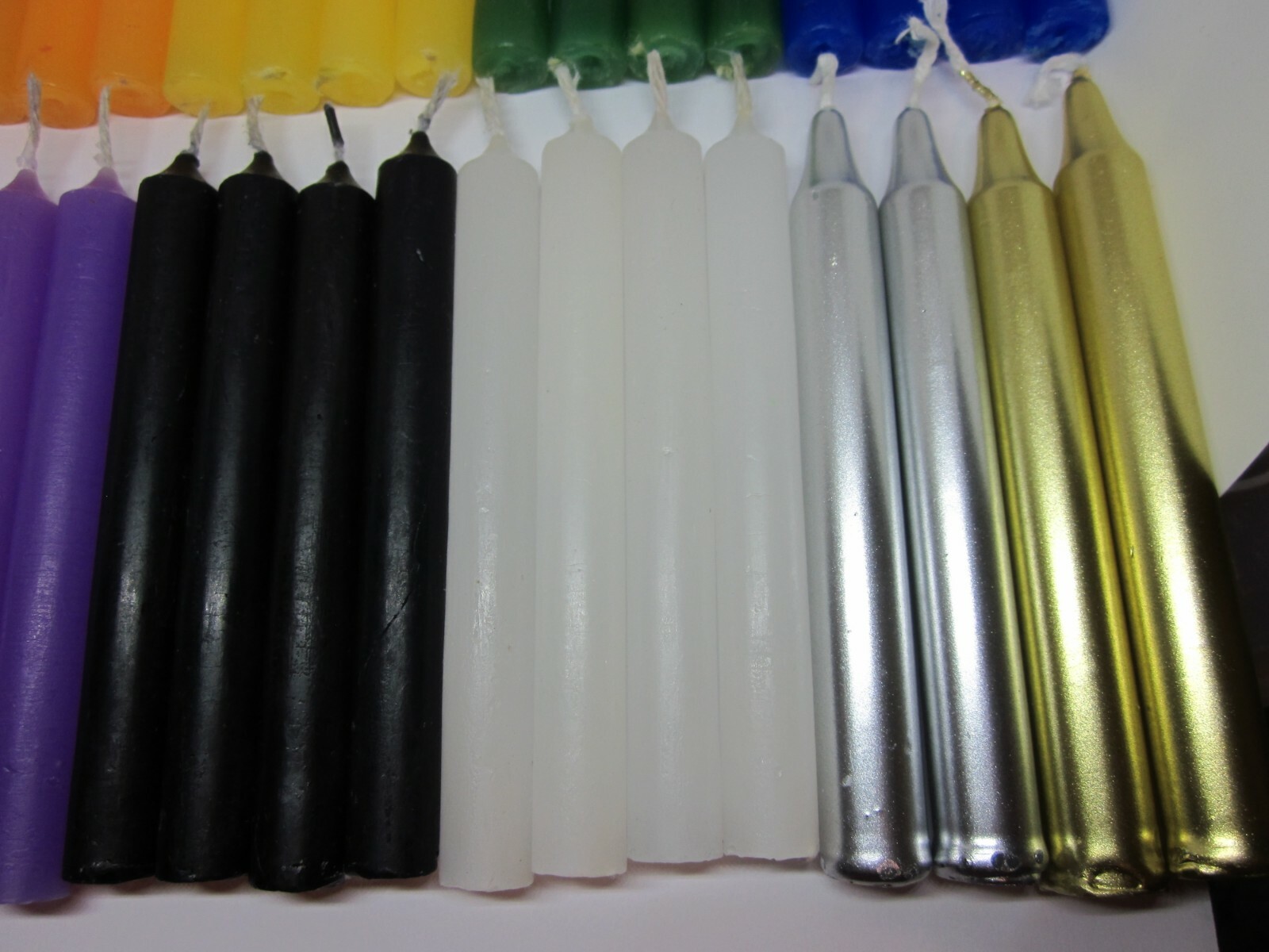 Spell Chime Candles 4″ Set of 10 for $12 Mini Taper Magic Ritual Chime