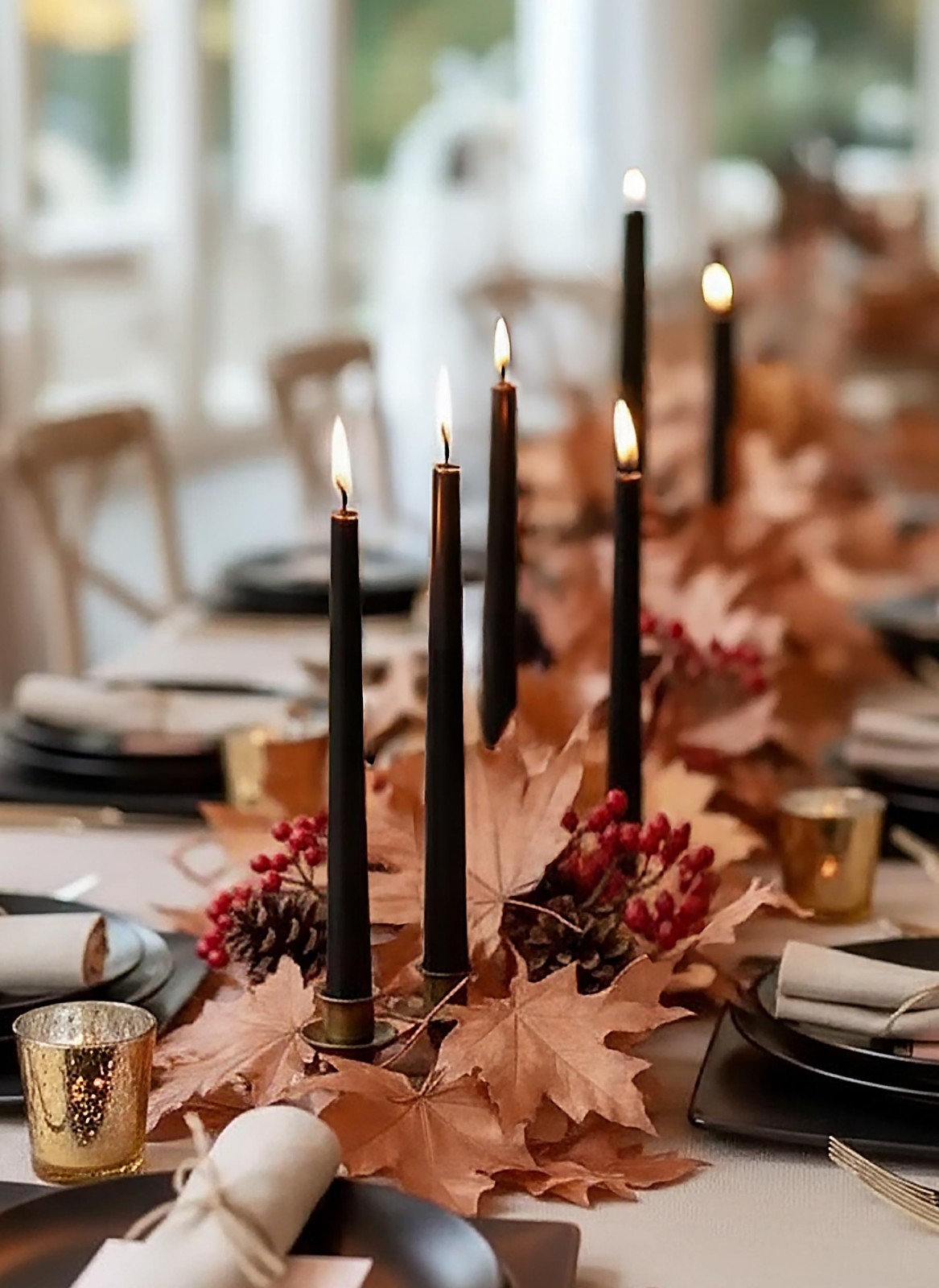 6 Pack 10 In Classic Taper Candles Black Long Burning Unscented Candlesticks