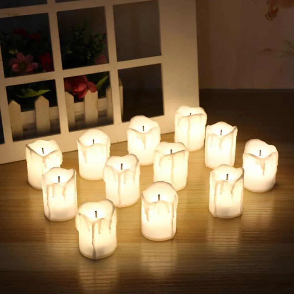 Flameless LED Tealight Candles, 5-Piece Set for All Occasions