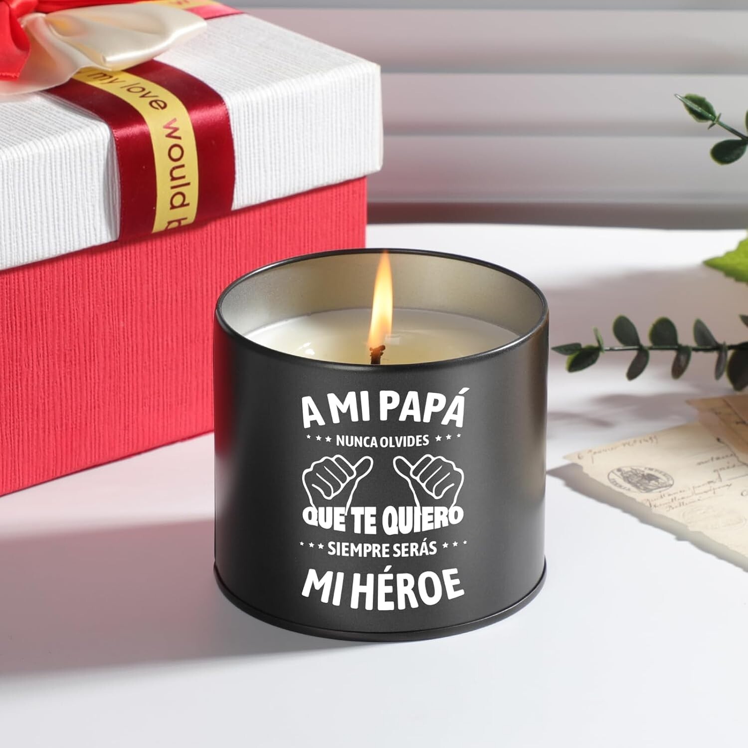 Gifts for Dad Candle for Fathers Day 9oz Scented Candle Dad Birthday Spanish