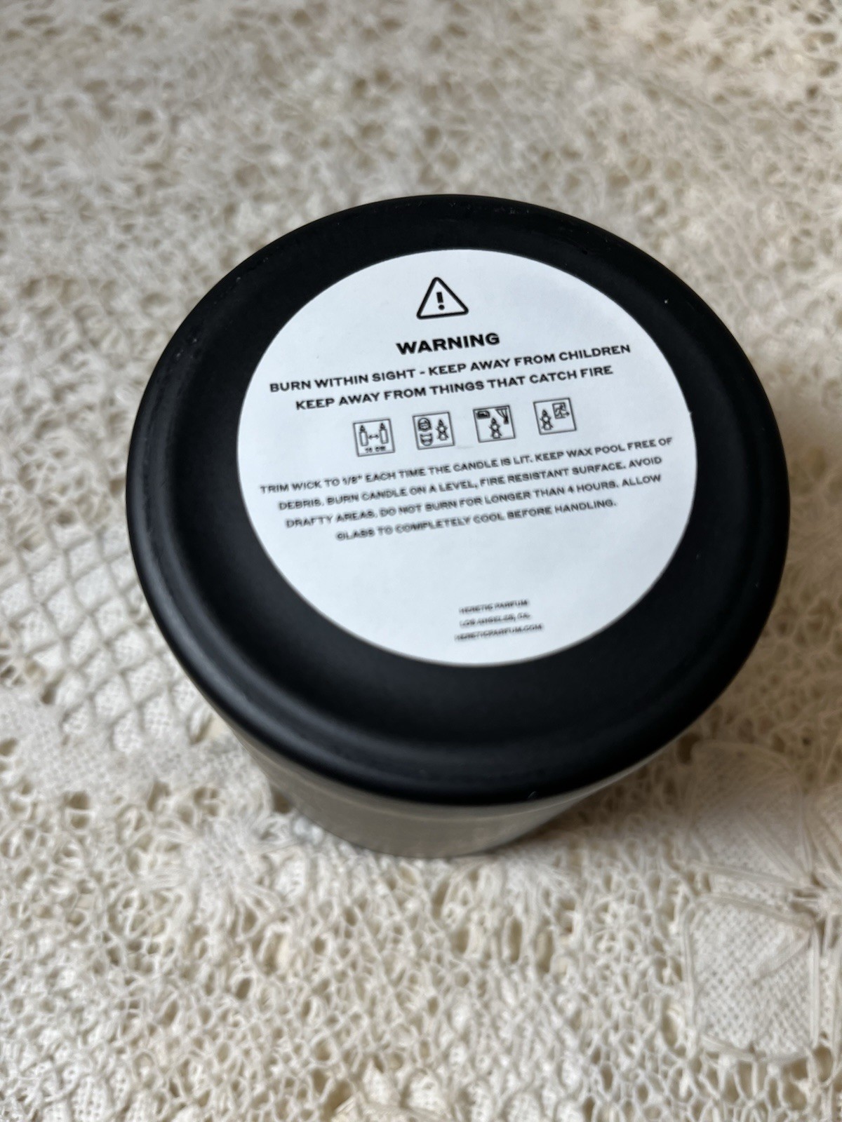 Heretic Parfum Dirty Santa Candle NEW No Box