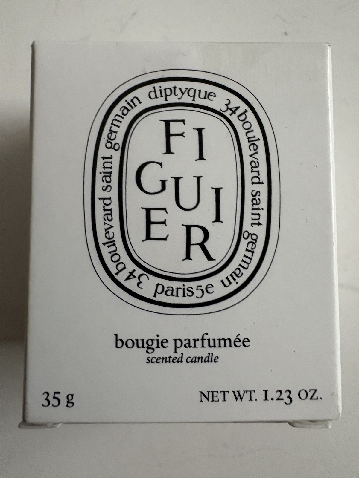 Figuier Bougie Parfumee 1.23 oz Travel Size Candle New In Original Packaging