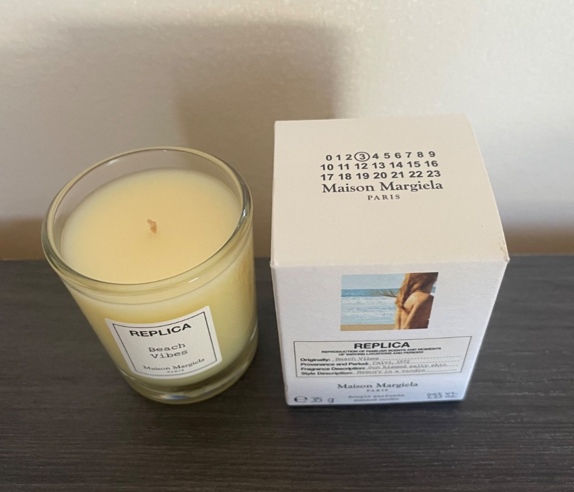 Maison Margiela Replica Beach Vibes Mini Candle 35g/1.23oz NIB