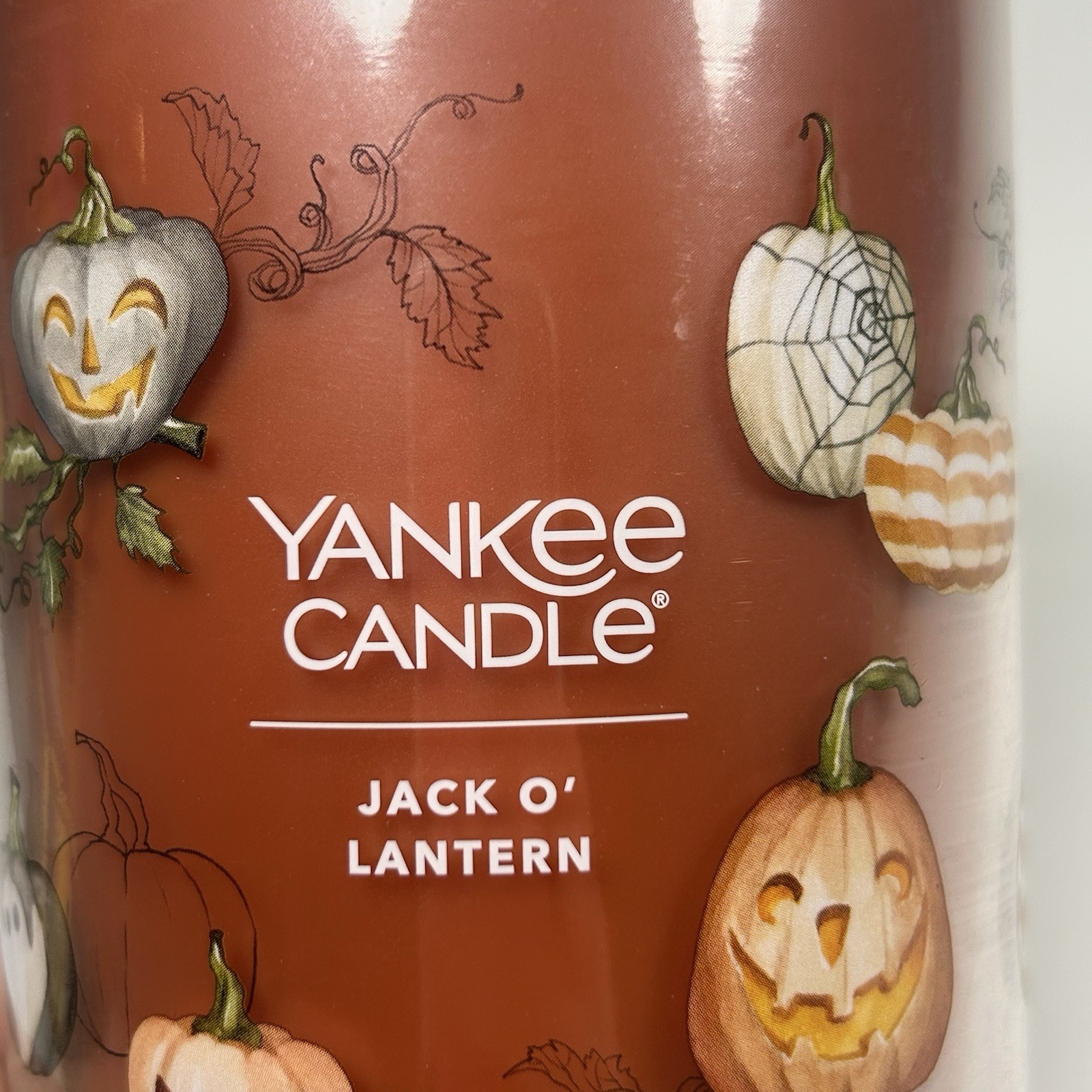 Yankee Candle JACK O’ LANTERN 20 oz Tumbler Candle Halloween Pumpkins Retired