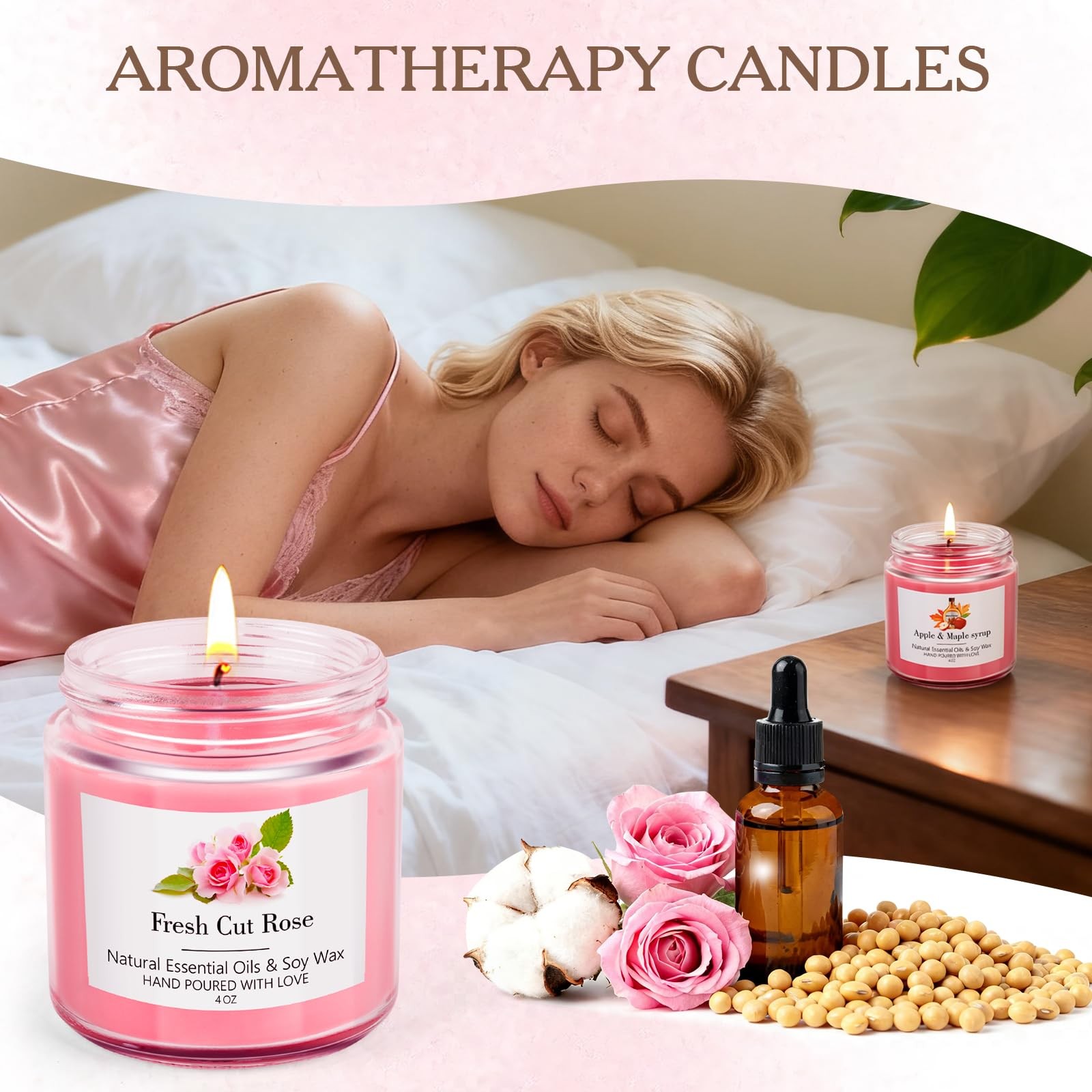 9 Pack Candles Gift for Women Aromatherapy Candles for Home Scented 36 oz 300…