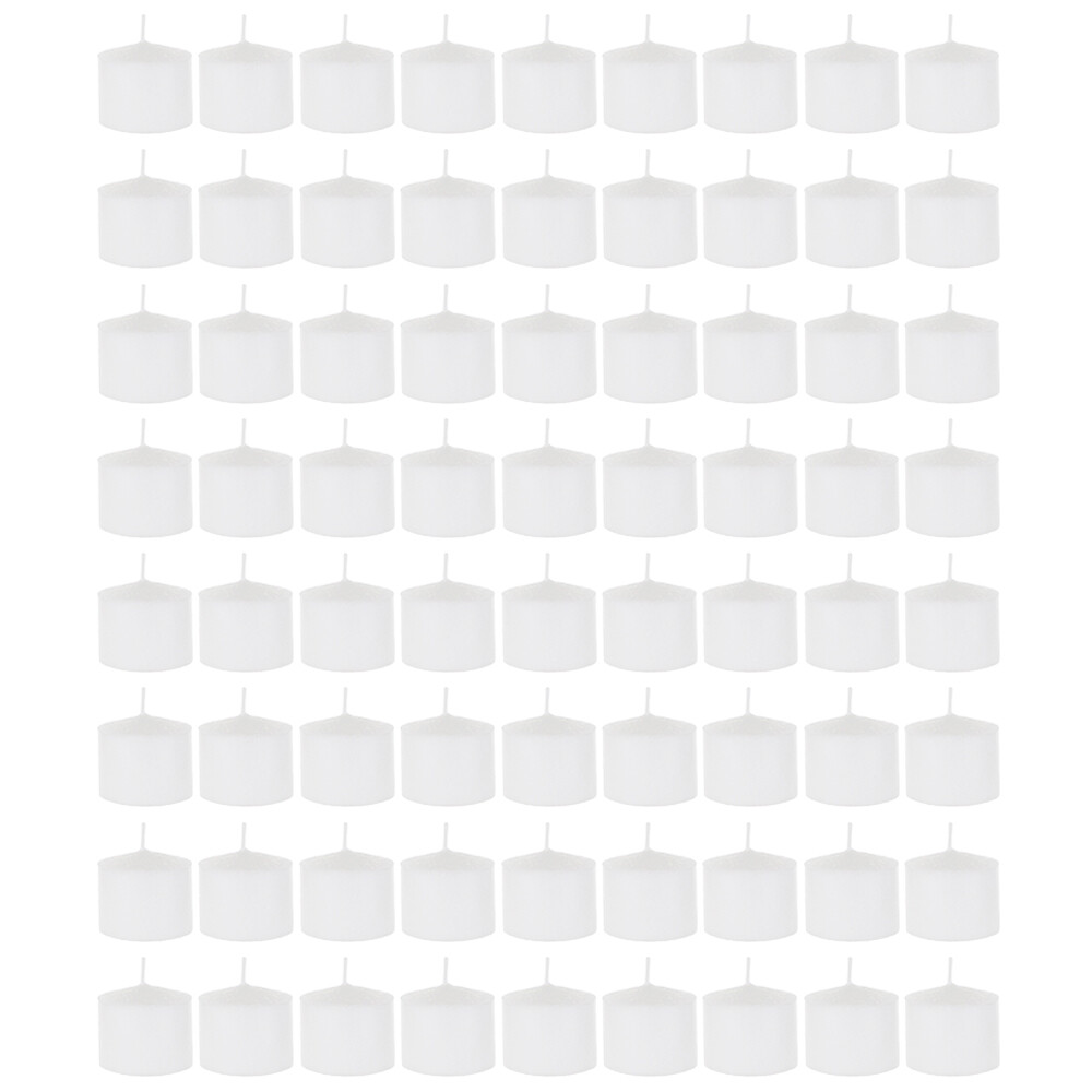 Mega Candles – Unscented 8 Hours Votive Candles – White, Set of 72 CGA0103-W