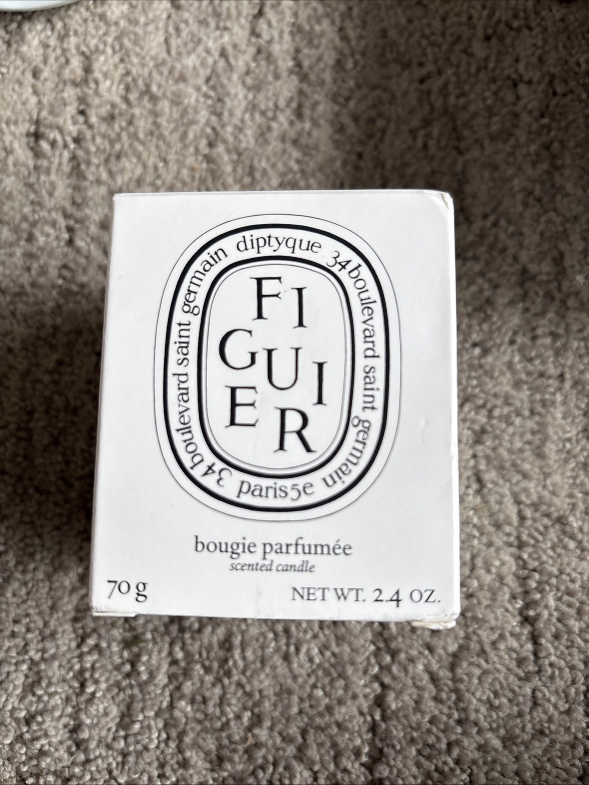 DIPTYQUE FIGUIER Fig Tree Scented Candle 2.4 oz/70 g, 20 Hr Burn Time NEW IN BOX