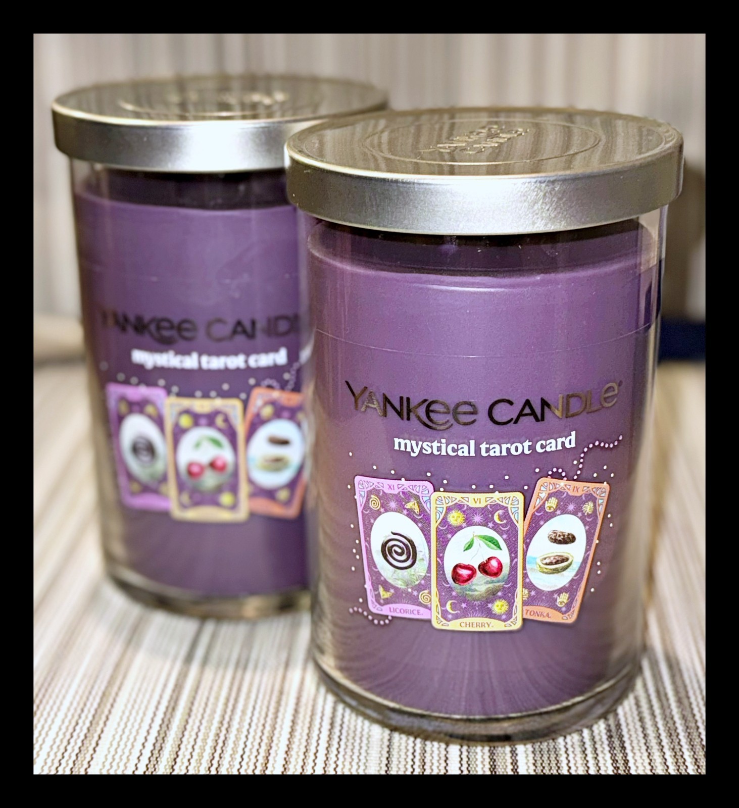 Yankee Candle 20 oz Mystical Tarot Card Large Tumbler Scented Candle x2