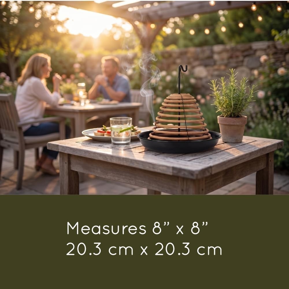 Citronella Incense Coils & Holder Set