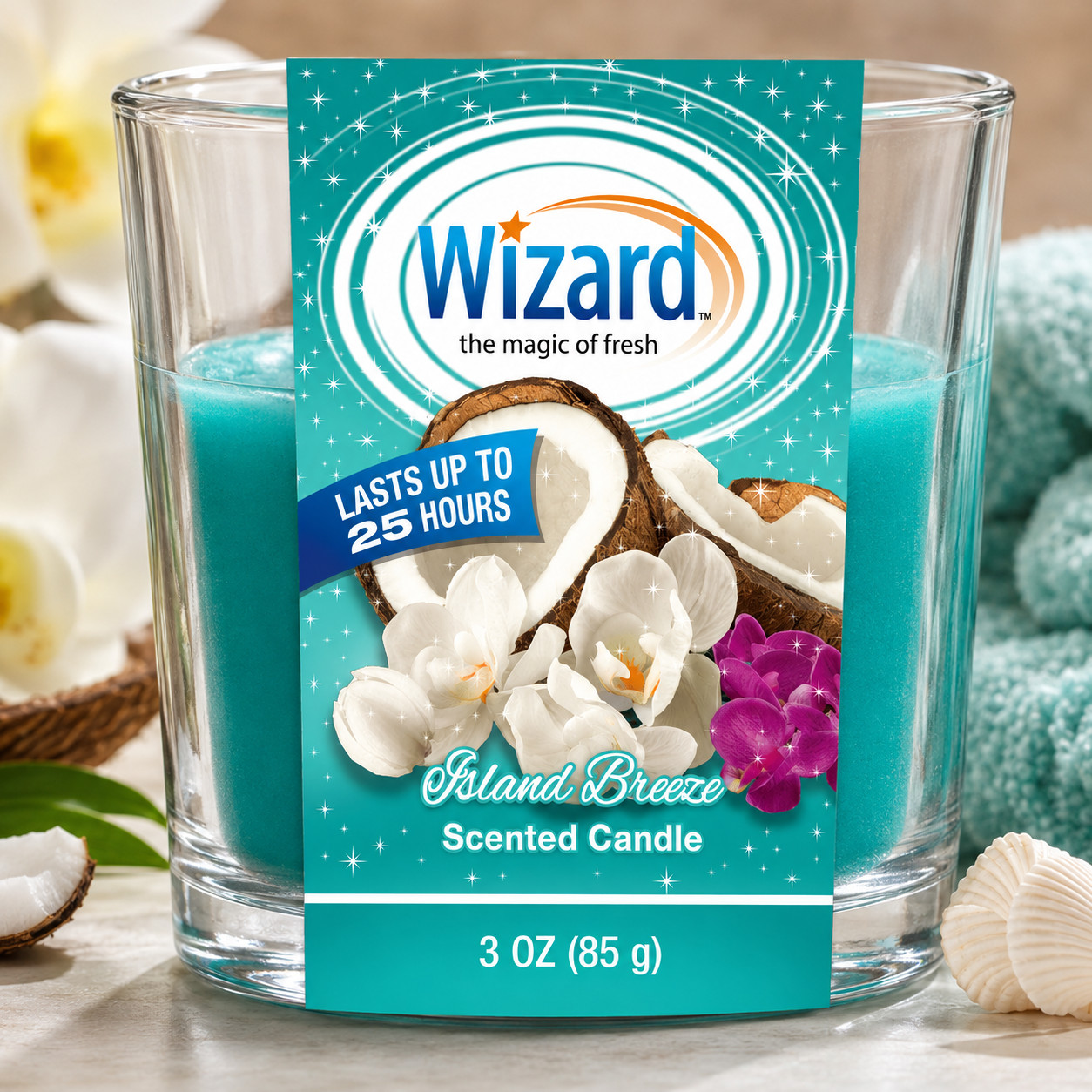 Wizard Scented Candle 12 Pack Choose Fragrance 3oz Glass Jar Home Decor Gift Set