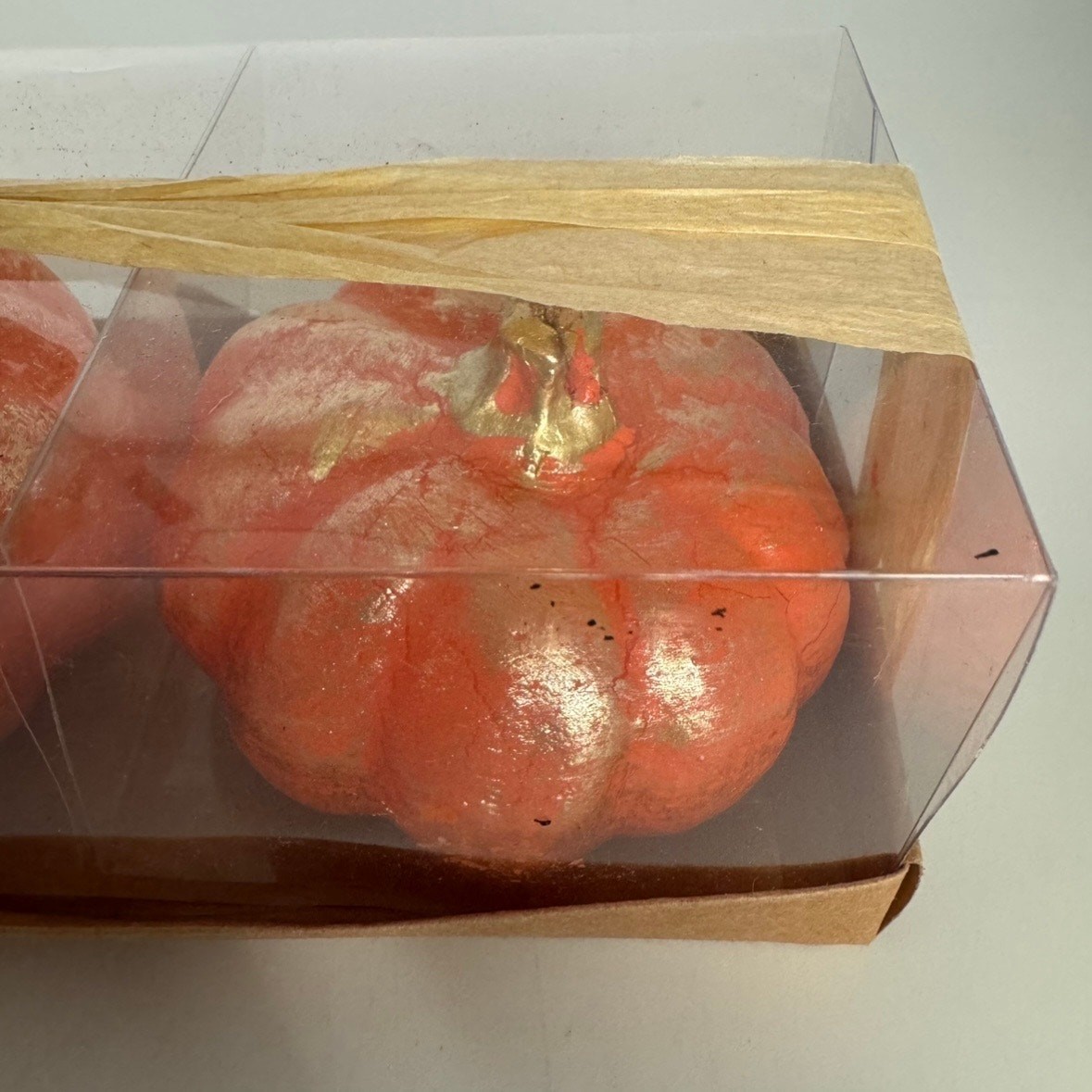 Gardeners Eden Pumpkin Candles Set of 3 Fall Autumn Thanksgiving Halloween