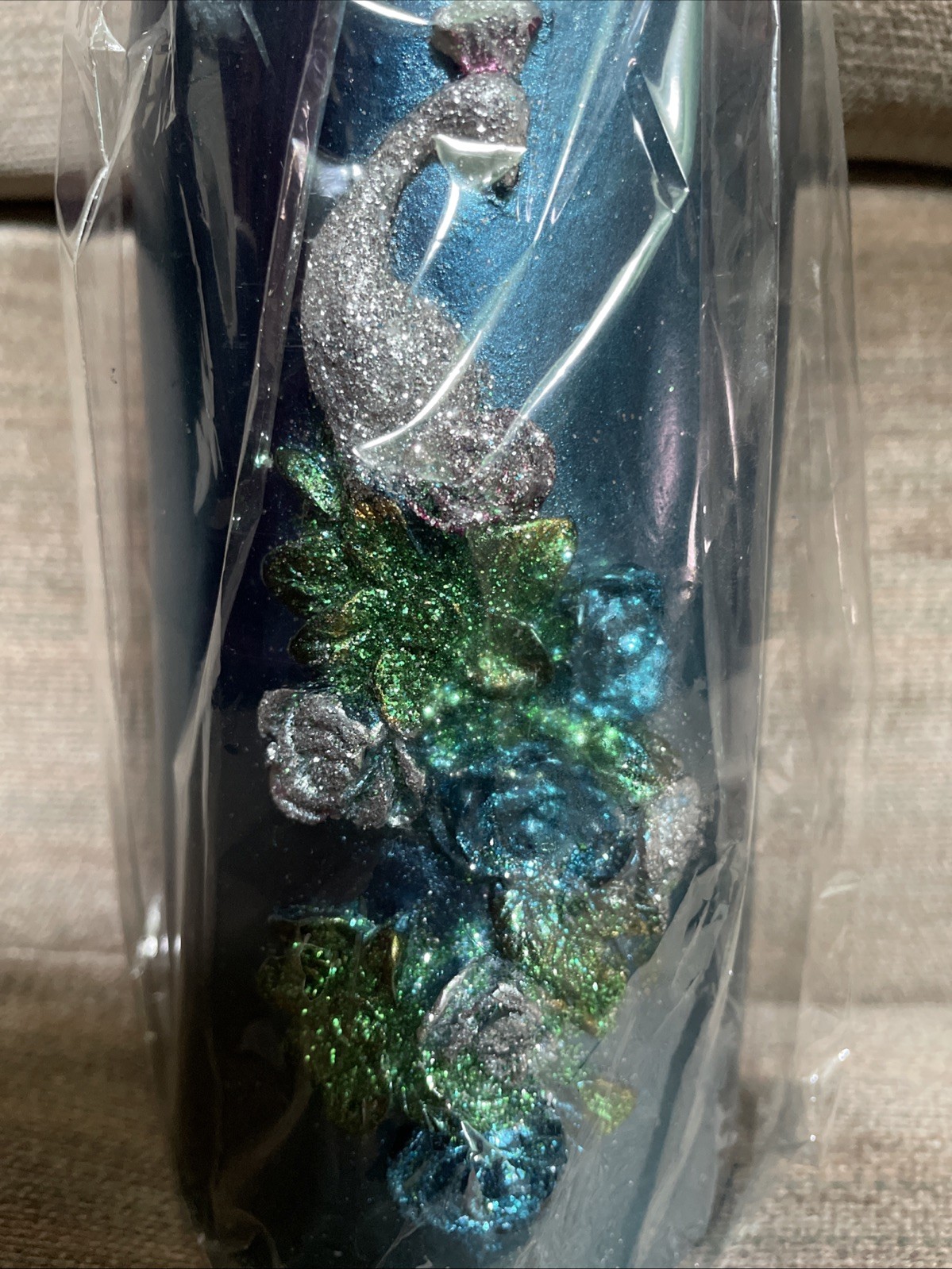 Peacock Blue Candle