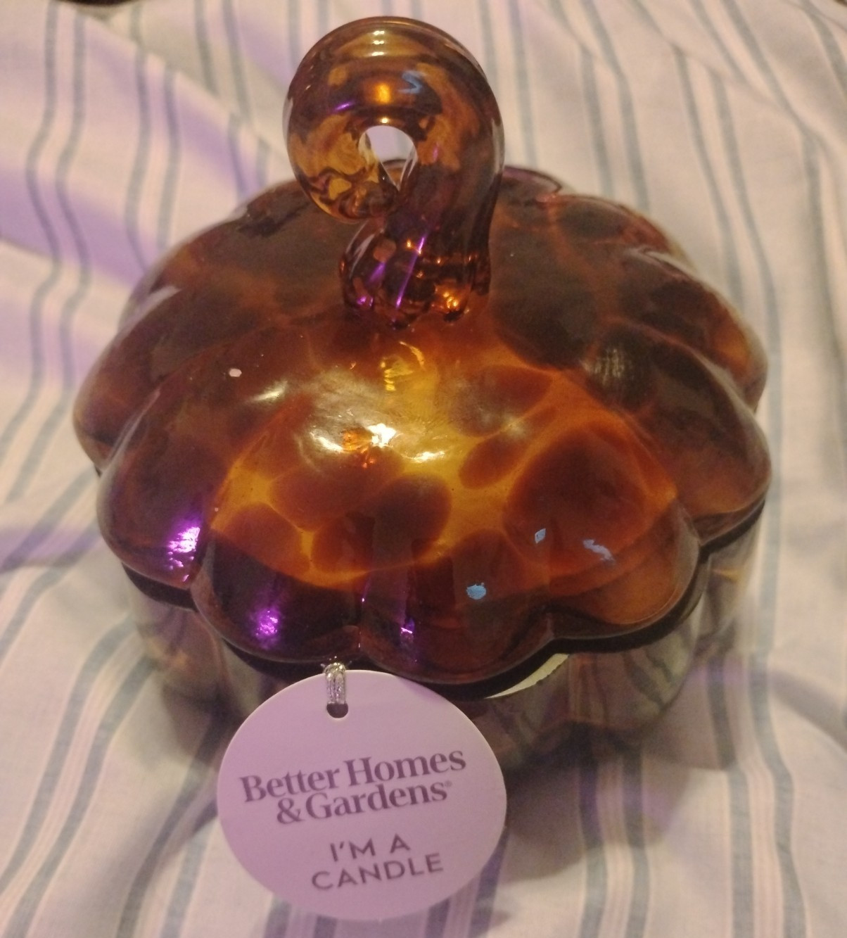 NEW! SOLD OUT! Better Homes & Gardens Farm Apple Pumpkin Scented Pumpkin Candle