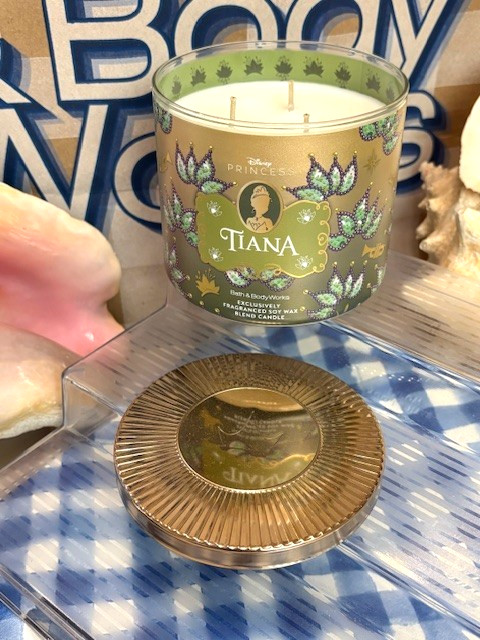 NEW! Bath & Body Works DISNEY PRINCESS TIANA 3-Wick Scented Candle-Large-14.5 oz