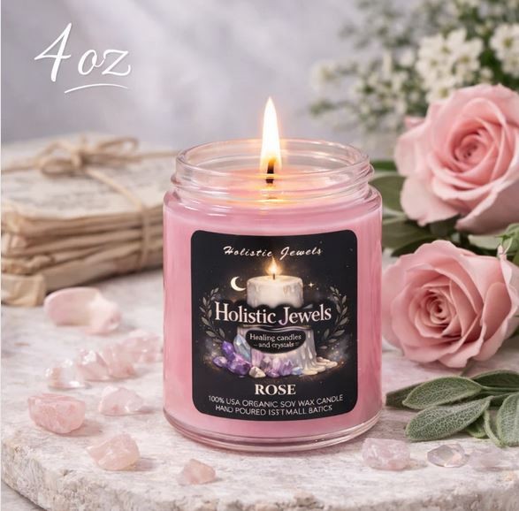 Highly Scented Soy Candles, 100% USA Grown Soy Wax, All Natural Cotton Wicks