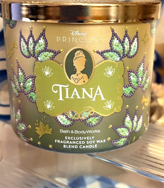 NEW! Bath & Body Works DISNEY PRINCESS TIANA 3-Wick Scented Candle-Large-14.5 oz