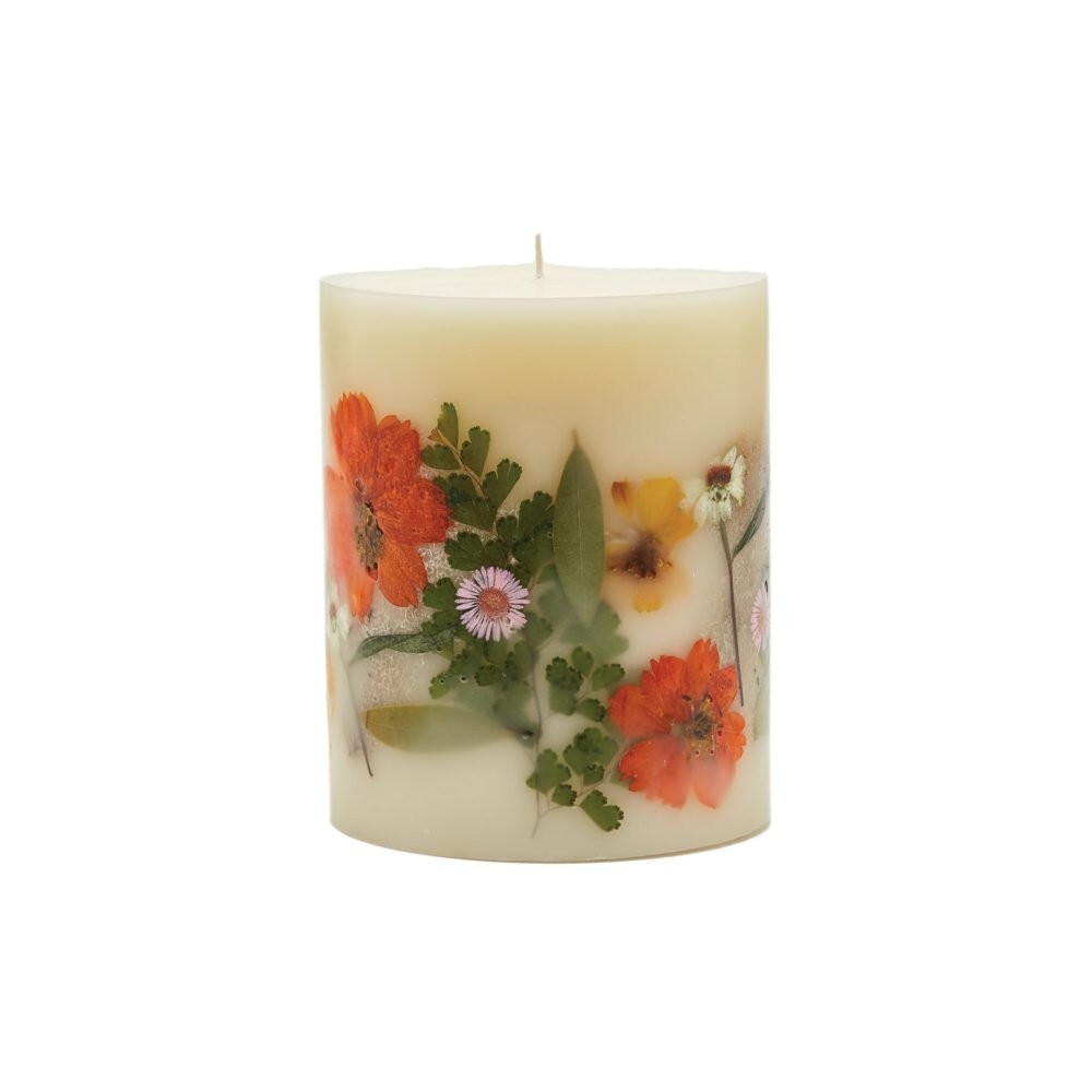 ROSY RINGS, PEONY POMELO LUXURY BOTANICAL CANDLE, 5.5″ TALL, 120 HRS