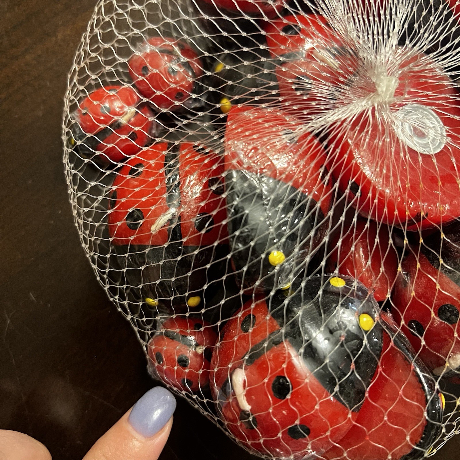 Floating Lady Bug Candles 12 Large & 6 Small Candles NWT Crate and Barrel